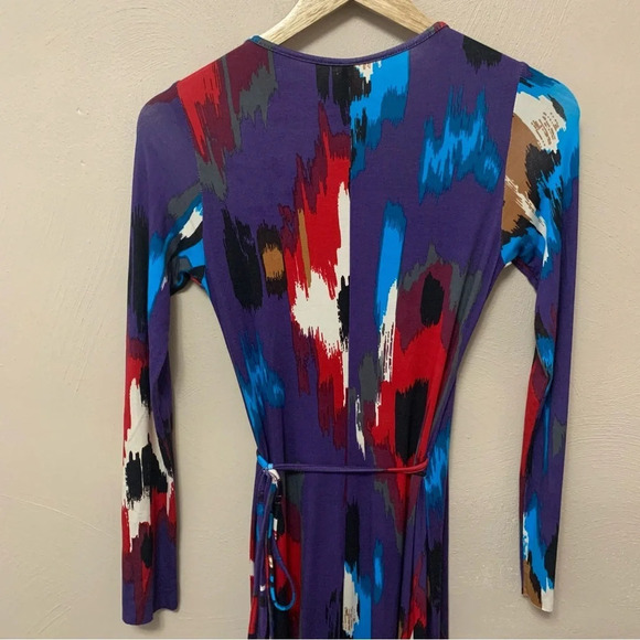 Rachel Pally Long Sleeve Maxi Wrap Dress Size XS NWT New - Picture 4 of 10